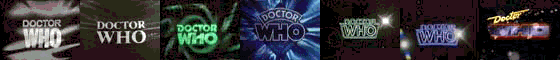 [Various Doctor Who Intro Logos]
